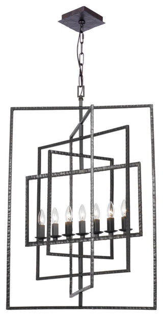 Crystorama Lighting Group 339 Capri 7 Light 24"W Wrought Iron - Antique Gold