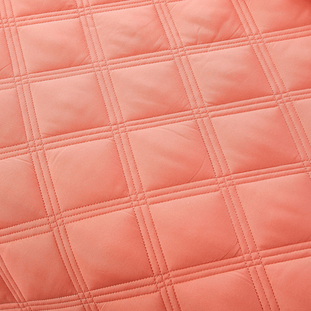Charleston Down Alternative Bed Spread Set, Coral, Twin