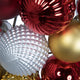 Assorted Ornament Wreath , Red, Gold, Silver, 24"