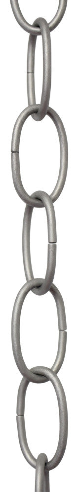 RCH Hardware Steel Standard Link Chandelier Chain, Satin Chrome, U38