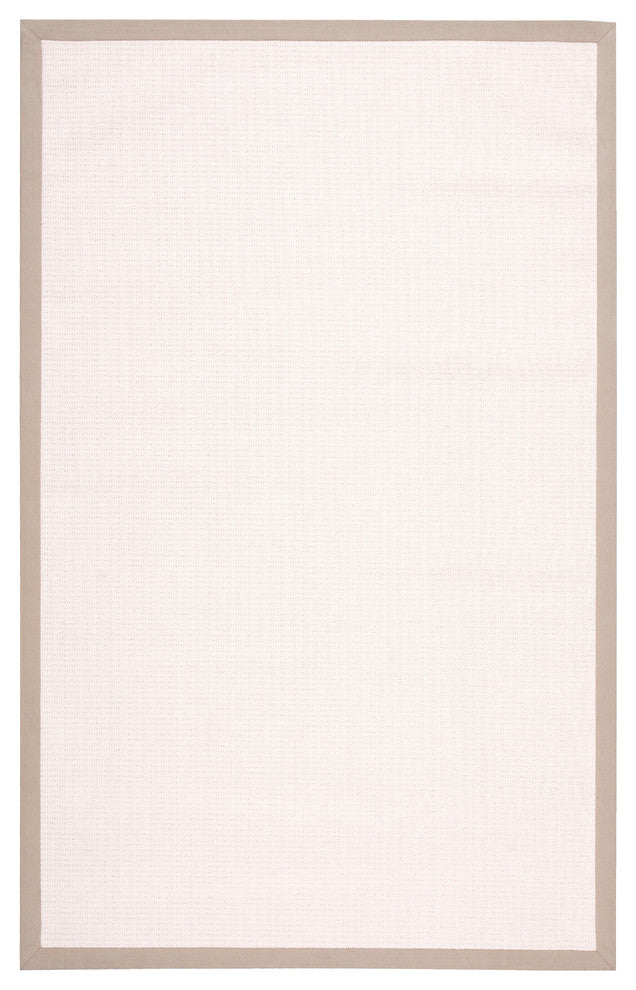 Nourison Sisal Soft 5' x 8' White Farmhouse Indoor Area Rug