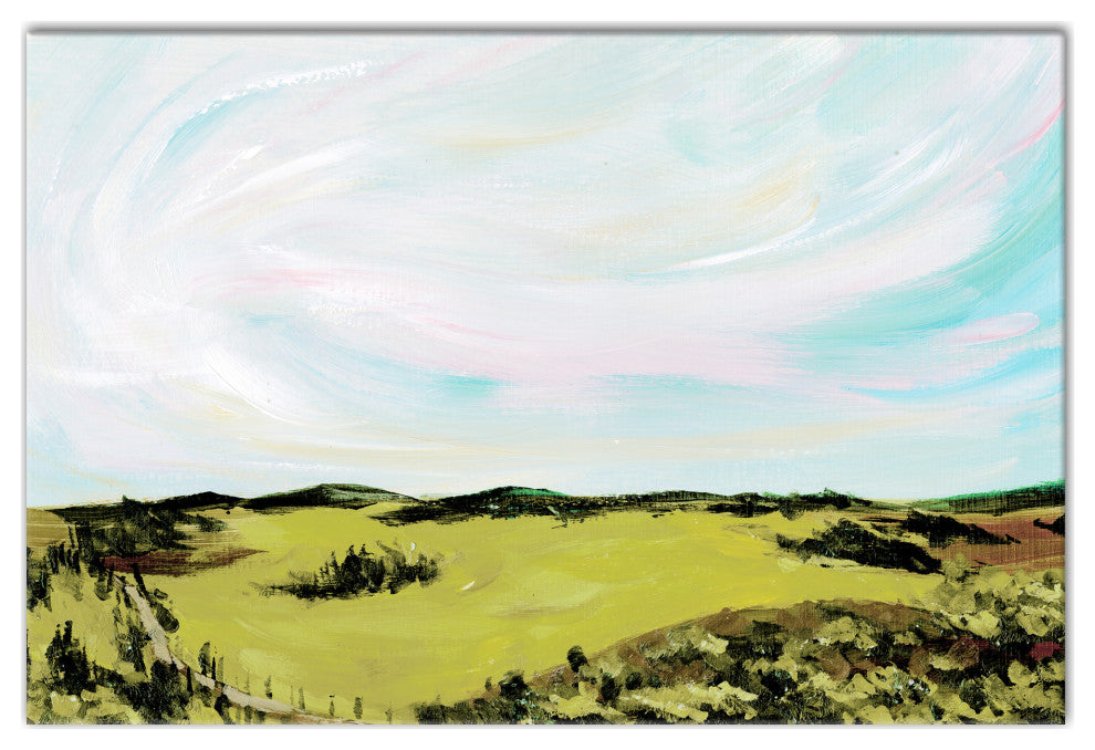 Scenic Pastel Sky 24x16 Canvas Wall Art