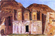 Frederic Edwin Church A View of Ed Deir Petra Jordan Wall Decal