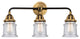 288-3W-BAB-G184S-LED 3 Light 23.25" Bath Vanity Light, Black Antique Brass