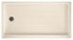 Swan 60x32x4 Solid Surface Shower Base, Left Drain, Tahiti Sand