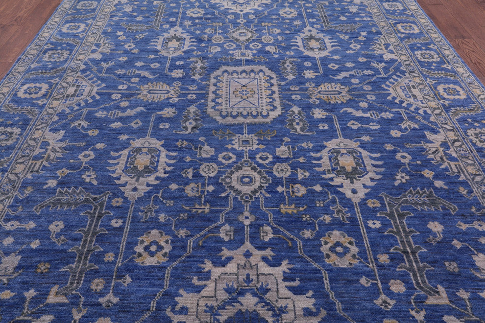 8' 11" X 12' 5" Persian Fine Serapi Hand-Knotted Wool Rug - Q13707