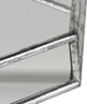 Kate and Laurel Felicia Metal Mirrored Nesting Decorative Trays, Silver