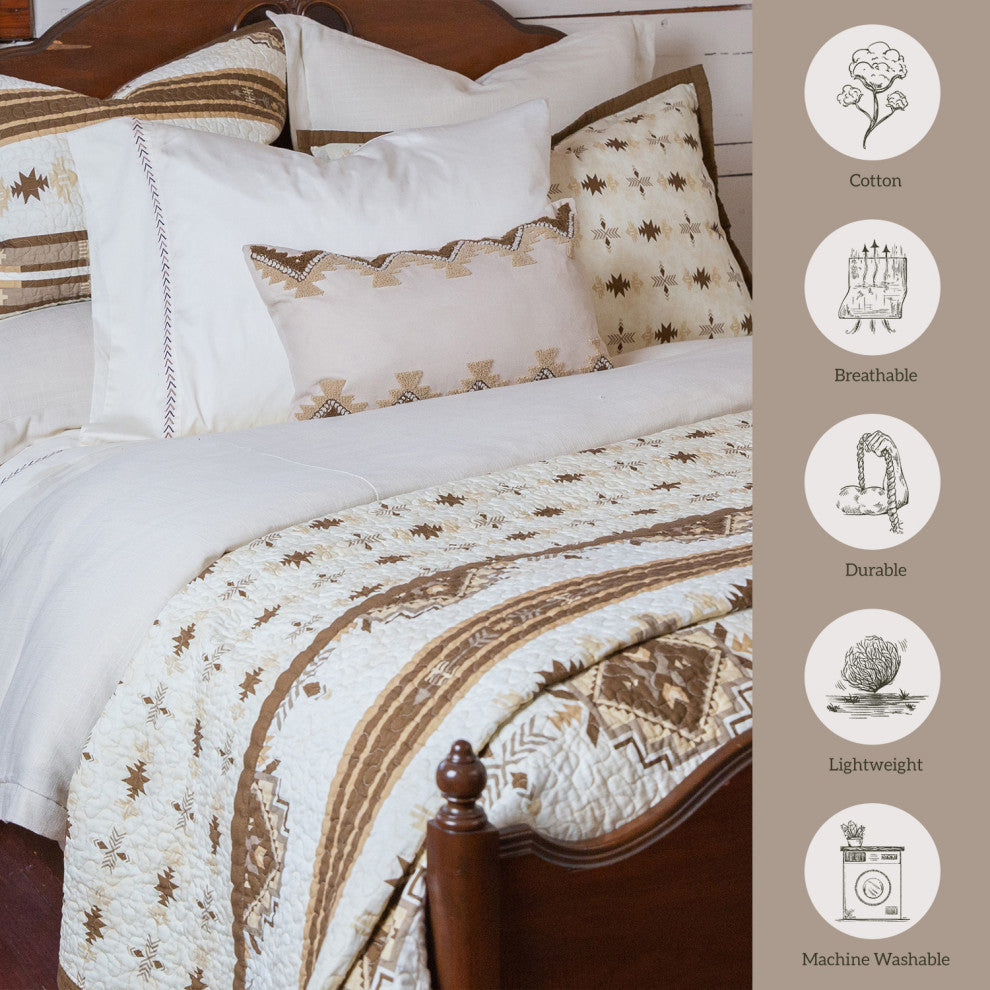 Dakota Reversible Quilt Set, 3 Piece, King