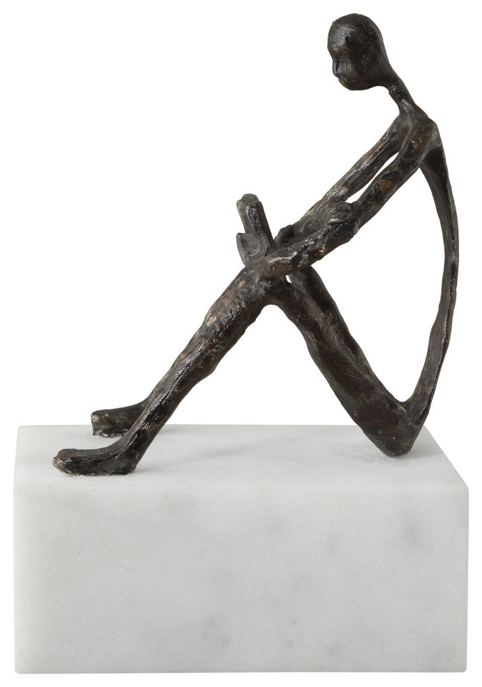 Uttermost Sit Back, Relax And Read, Iron Sculpture