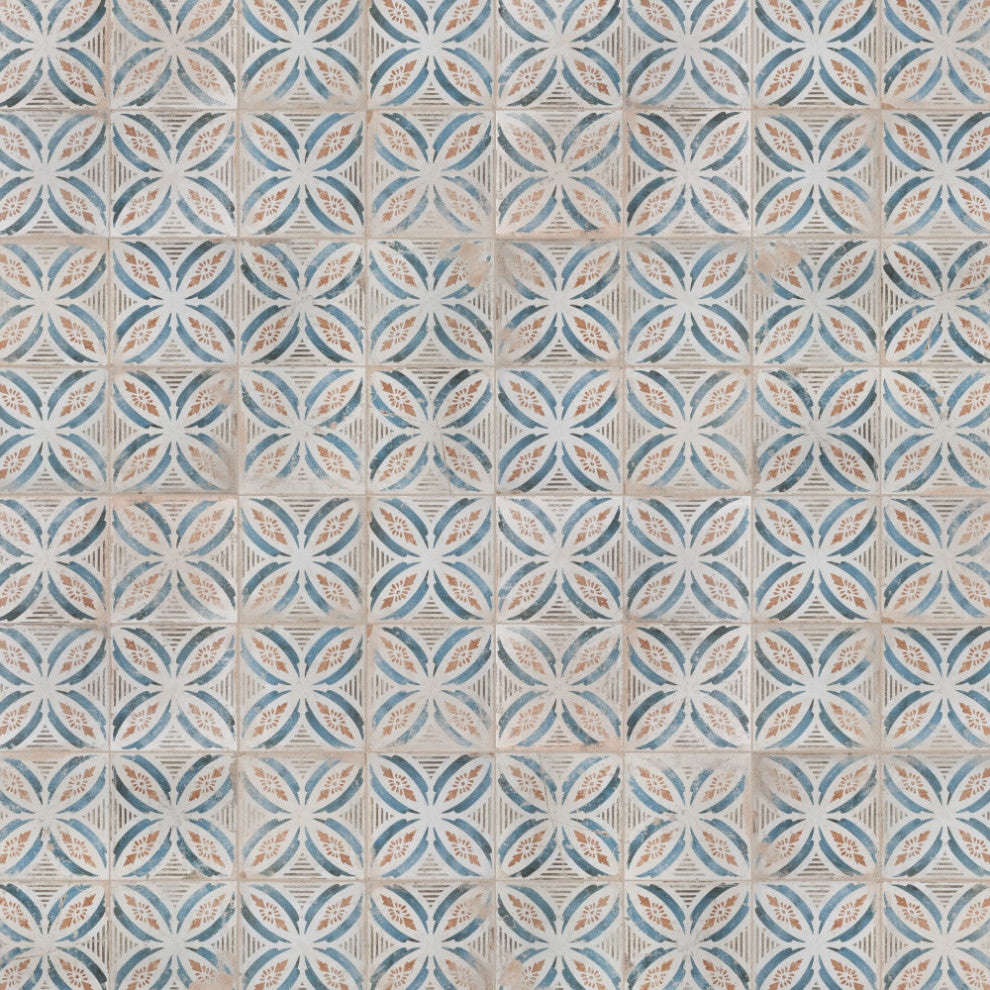 Kings Root Ceramic Floor and Wall Tile, Petal