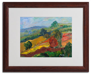 'Napa 2' Matted Framed Canvas Art by Manor Shadian