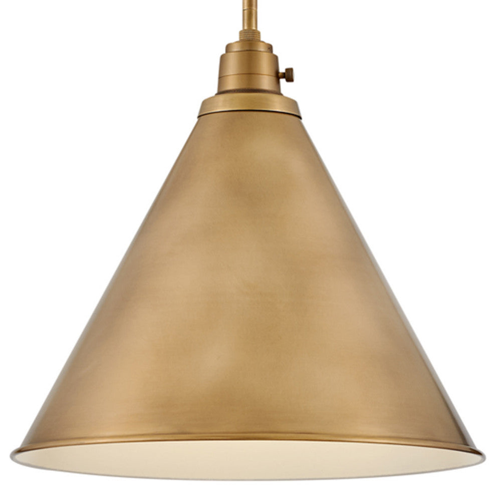 Hinkley Lighting 3694 Arti 15"W Pendant - Heritage Brass