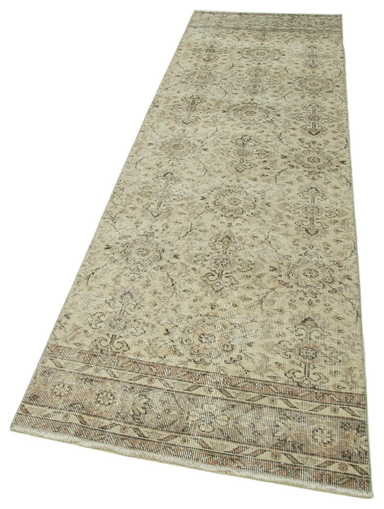 Rug N Carpet - Hand-knotted Anatolian 2' 9" x 10' 1" Rustic Kitchen Runner Rug