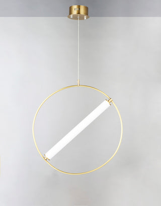 ET2 E23274-93 Flare 18"W LED Pendant - Black / Soft Gold