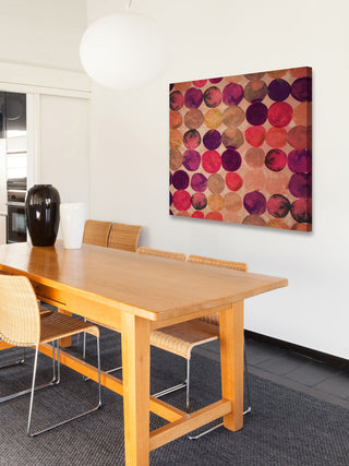 "Circular Mechanisms" Painting Print on Canvas