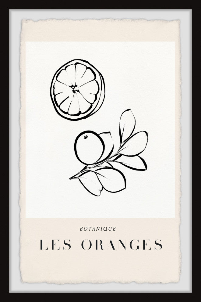 "Les Oranges" Framed Painting Print, 30x45
