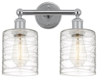 Innovations 616-2W-PC-G1113 2 Light Bath Vanity Light, Polished Chrome