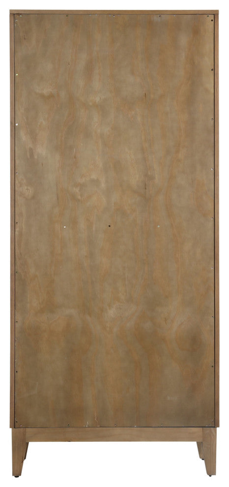Back view on white background showing rear panel.