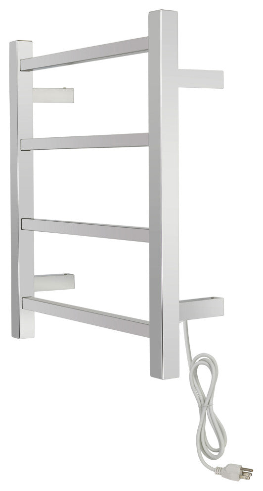 Palma Towel Warmer, Polished, Plug-in, 4 Bars