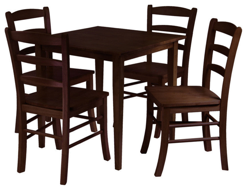 Groveland 5Piece Square Dining Table With 4 Chairs
