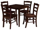 Groveland 5Piece Square Dining Table With 4 Chairs