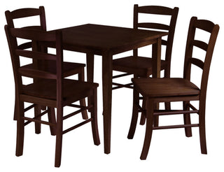 Groveland 5Piece Square Dining Table With 4 Chairs