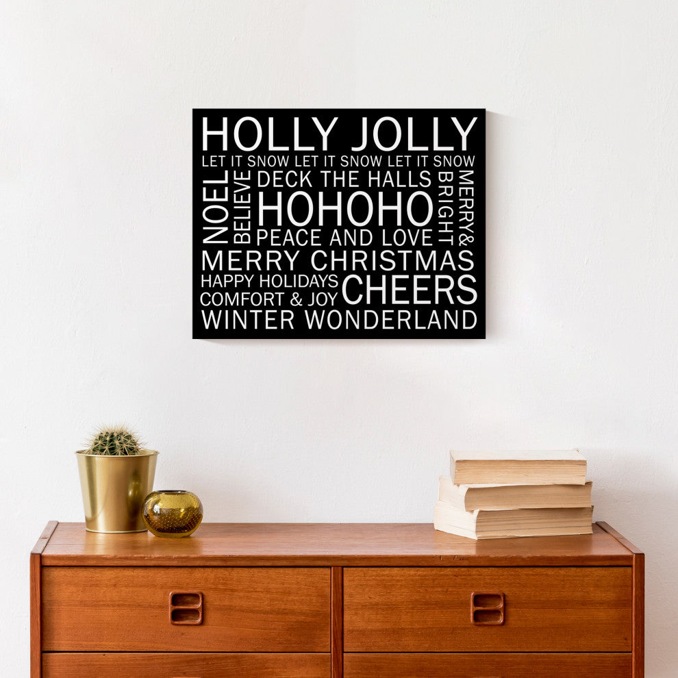 Christmas Sayings 1 11x14 Canvas Wall Art