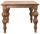 Reclaimed Elm Ball Leg Table 86"