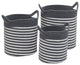 Striped Cotton Basket Set