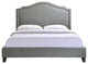 Modern Contemporary Bedroom Queen Bed Frame Gray