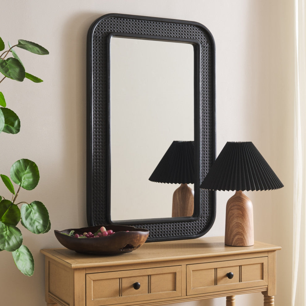 Safavieh Alessa 23.75" Mirror, Black
