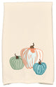 Pumpkin Spice Geometric Print Hand Towel, Cream