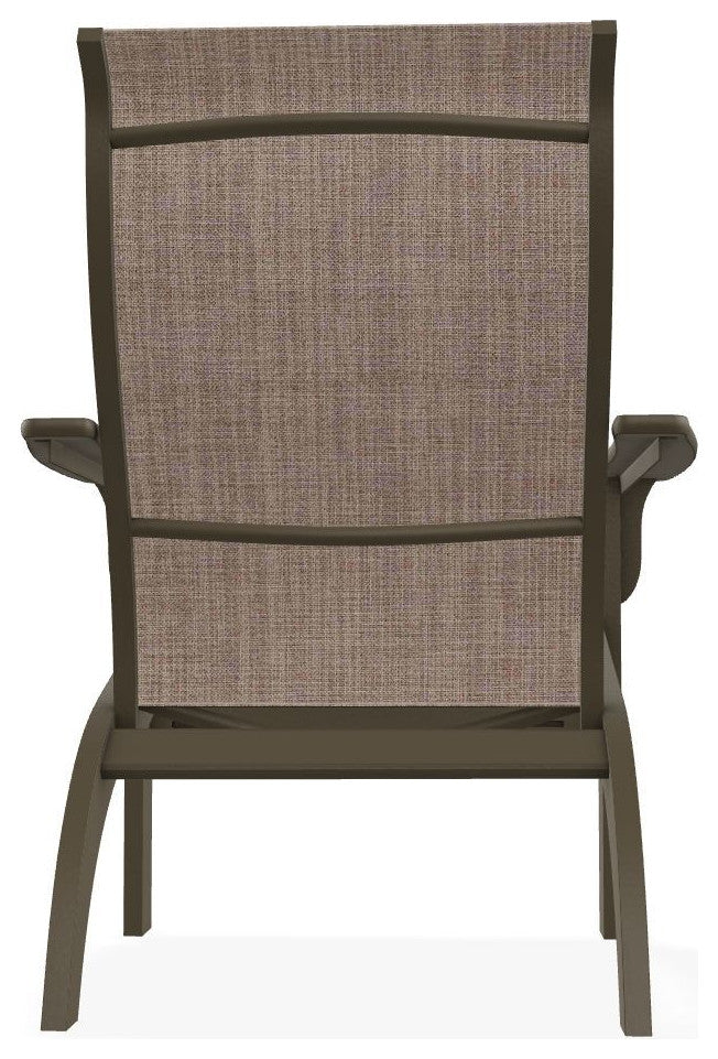 Adirondack Sling Outdoor Adirondack Armchair, Augustine Fennel/Beachwood