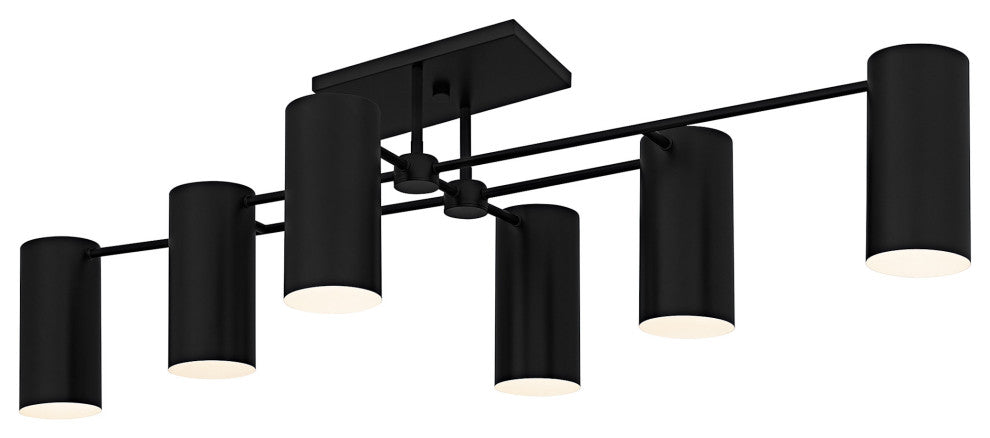 Quoizel FLD1750 Foreland 6 Light 50"W Semi-Flush Linear Ceiling - Brushed Gold