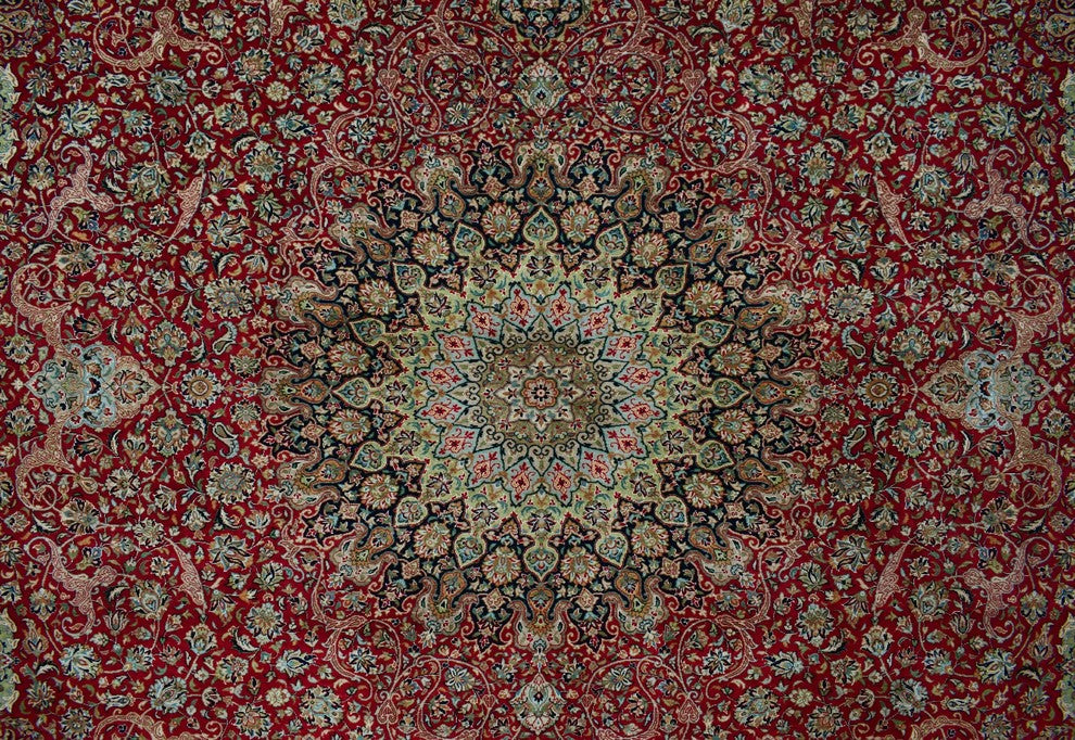 Heirloom Ravi Red Rug 9''0"x12''1"