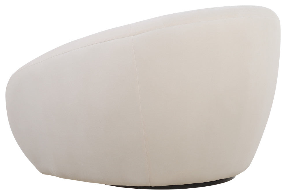 Uttermost DeSoto Cream Swivel Chair