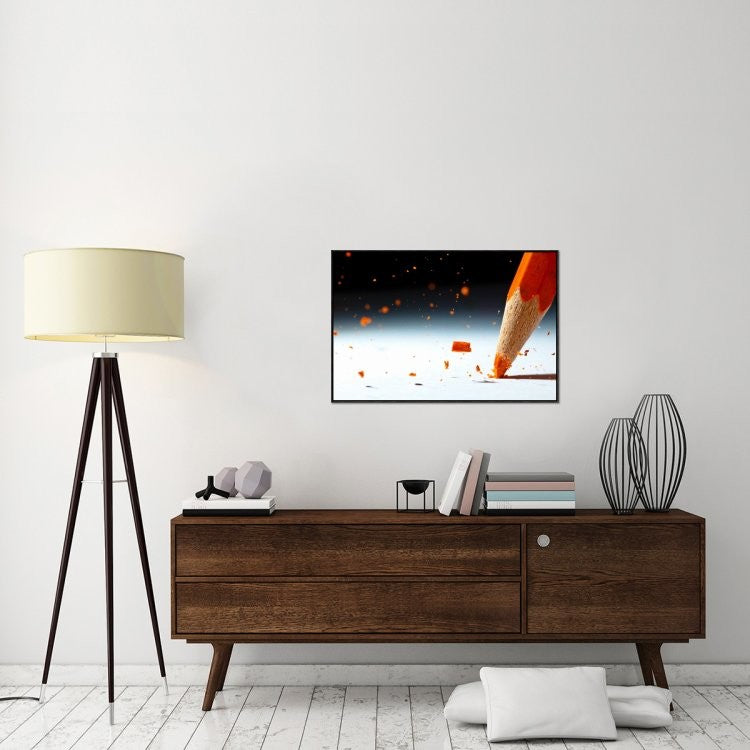 "Let It Rain" Framed Canvas Giclee by Christophe Kiciak, 37x25"