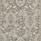 5' X 8' Grey Medallion Uv Treated Area Rug