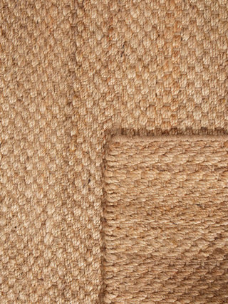 Hand Woven Jute Eco-friendly Area Rug Solid Camel, [Rectangle] 5'x8'