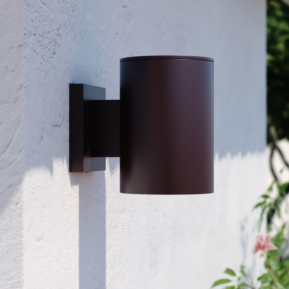 Chiasso 1 Light 7.25"H Outdoor Wall Light Deep Bronze