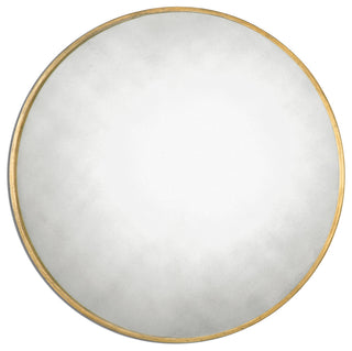 Junius Round Gold Mirror