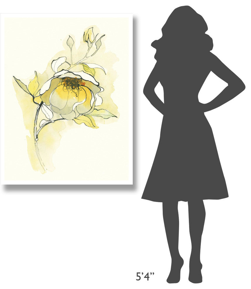 "Carols Roses V" Digital Paper Print by Shirley Novak, 32"x42"