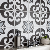 Tierra White Ceramic Floor and Wall Tile