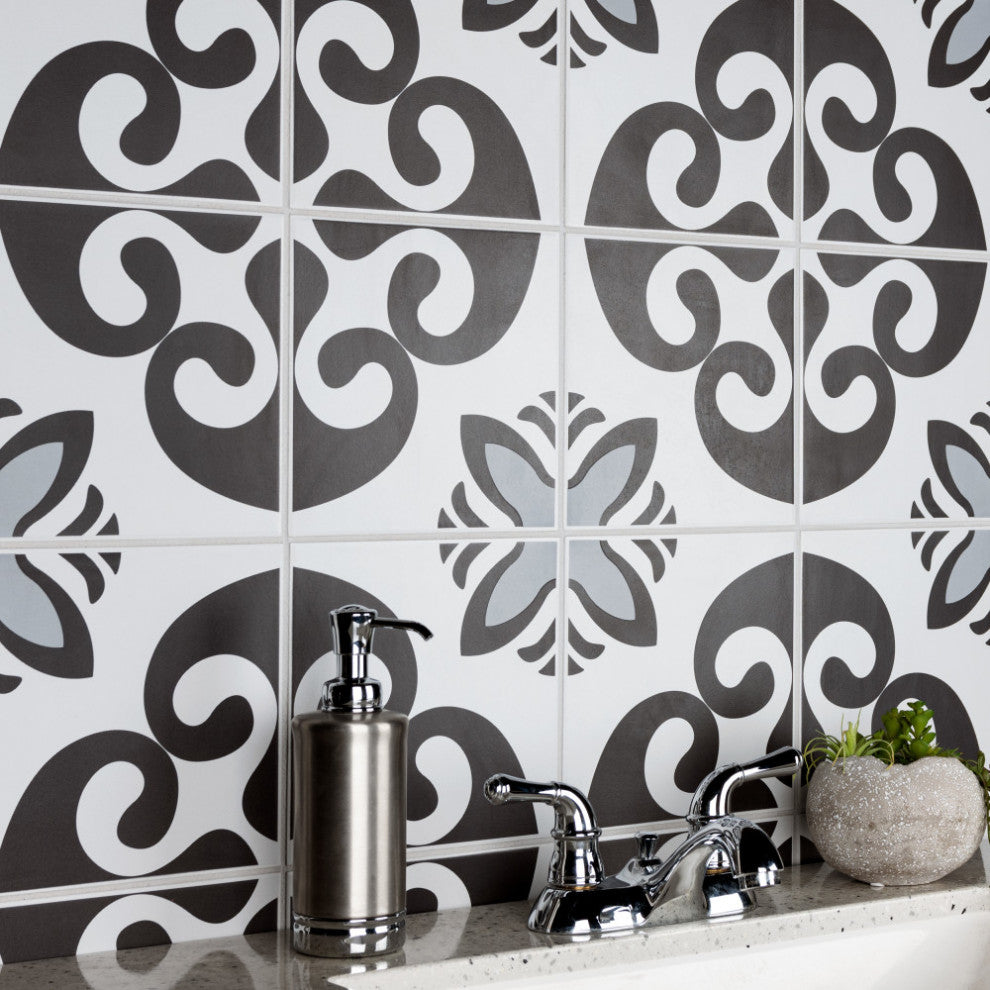 Tierra White Ceramic Floor and Wall Tile