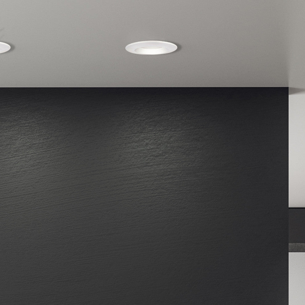 1-Light, 12W LED Retro Fit Recessed Ceiling Light, White
