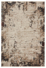 Leigh LEI-05 Ivory/Charcoal 2'7"x7'8" Area Rug