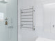 Ancona Brushed-Steel Electric Towel Warmer and Drying Rack