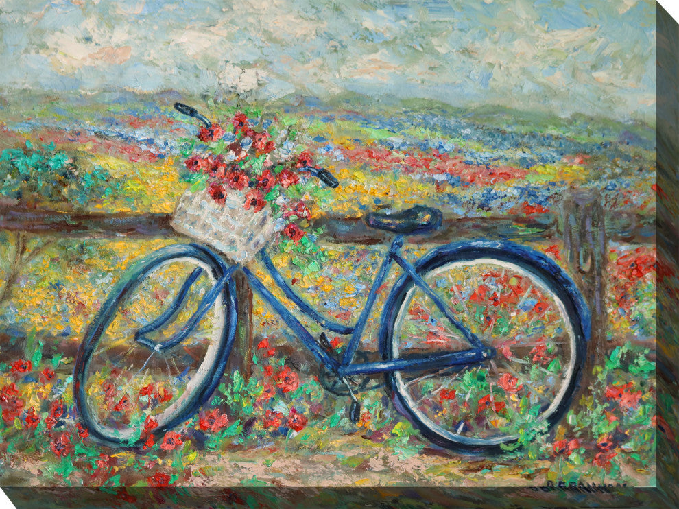 OU-80132 Country Bike Outdoor Art