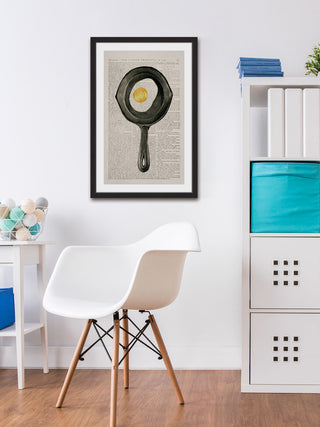 "Sunny Side Up" Framed Painting Print, 12"x18"