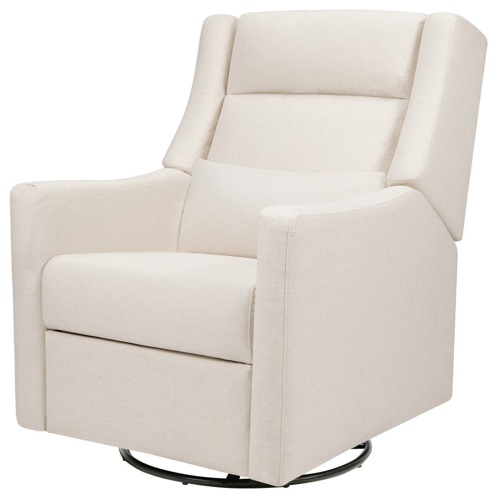 Kiwi Plus Power Glider Recliner w/ Power Headrest, Almond Teddy Loop